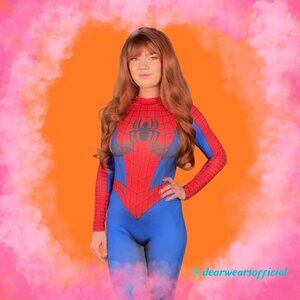 Women's Cosplay Spiderman Costume